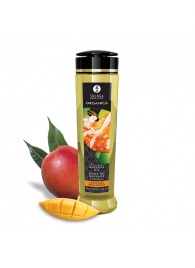 Массажное масло для тела Luscious Mango с ароматом манго - 240 мл. - Shunga - купить с доставкой в Чебоксарах