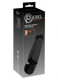 Черный вибромастурбатор с трехточечной стимуляцией Penis Trainer with 3 Point Stimulation - Orion - в Чебоксарах купить с доставкой