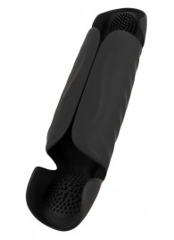 Черный вибромастурбатор с трехточечной стимуляцией Penis Trainer with 3 Point Stimulation - Orion - в Чебоксарах купить с доставкой