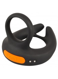 Черный вибростимулятор мошонки RC Scrotum Stimulator with Vibration - Orion - в Чебоксарах купить с доставкой