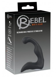 Черный перезаряжаемый стимулятор простаты с вибрацией - 14,6 см. - Orion - в Чебоксарах купить с доставкой