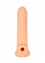 Телесный фаллоудлинитель Titan - 16,5 см. - Lola Games - в Чебоксарах купить с доставкой