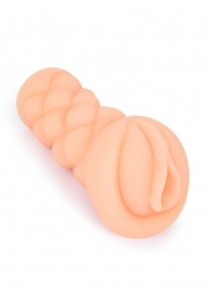 Телесный мастурбатор-вагина с вибропулей и эрекционными кольцами в комплекте - Sexy Girl - в Чебоксарах купить с доставкой