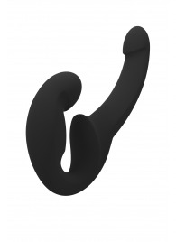 Черный безремневой страпон Share Lite - Fun Factory - купить с доставкой в Чебоксарах