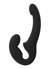 Черный безремневой страпон Share Lite - Fun Factory - купить с доставкой в Чебоксарах