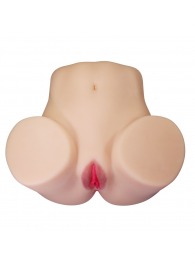 Телесный мастурбатор Julia с 2 любовными каналами - Baile - в Чебоксарах купить с доставкой