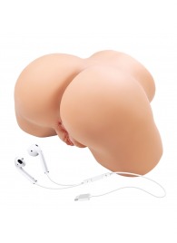 Телесный мастурбатор Olivia с 2 любовными отверстиями - Baile - в Чебоксарах купить с доставкой