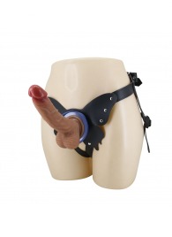 Поясной страпон Wells: трусики в форме бабочки и фаллоимитатор-насадка - Baile - купить с доставкой в Чебоксарах