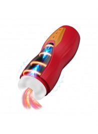 Интерактивный мастурбатор Solara с нагревом, вибрацией и поступательными движениями - Shots Media BV - в Чебоксарах купить с доставкой