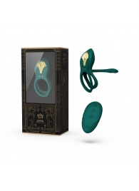 Зеленое эрекционное виброкольцо Bayek с пультом ДУ - Zalo - в Чебоксарах купить с доставкой