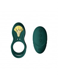 Зеленое эрекционное виброкольцо Bayek с пультом ДУ - Zalo - в Чебоксарах купить с доставкой