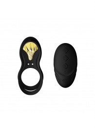 Черное эрекционное виброкольцо Bayek с пультом ДУ - Zalo - в Чебоксарах купить с доставкой