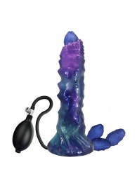 Фиолетовый яйцеродящий фаллоимитатор Duskwalker Sentinal на присоске - 22,4 см. - Baile - купить с доставкой в Чебоксарах
