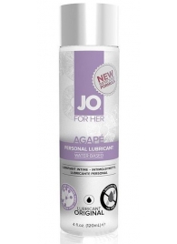 Женский лубрикант на водной основе JO AGAPE LUBRICANT ORIGINAL - 120 мл. - System JO - купить с доставкой в Чебоксарах