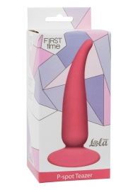 Розовая анальная пробка P-spot Teazer Pink - 12,2 см. - Lola Games - в Чебоксарах купить с доставкой