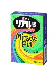 Презервативы Sagami Xtreme Miracle Fit - 5 шт. - Sagami - купить с доставкой в Чебоксарах