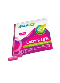 Возбуждающие капсулы Ladys Life - 14 капсул (0,35 гр.) - SuperCaps - купить с доставкой в Чебоксарах