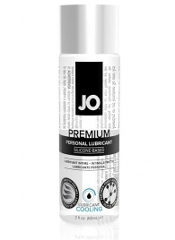 Охлаждающий лубрикант на силиконовой основе JO Personal Premium Lubricant Cooling - 60 мл. - System JO - купить с доставкой в Чебоксарах