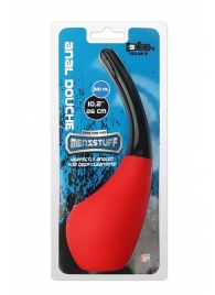 Анальный душ MENZSTUFF 310ML ANAL DOUCHE RED/BLACK - Dream Toys - купить с доставкой в Чебоксарах