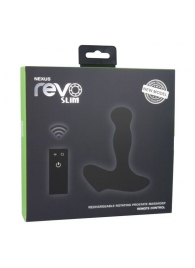 Чёрный перезаряжаемый массажёр предстательной железы NEXUS Revo Slim - Nexus Range - в Чебоксарах купить с доставкой