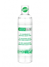 Гель-смазка 2-в-1 MASSAGE   LUBRICANT ALOE VERA - 300 мл. - Waterglide - купить с доставкой в Чебоксарах