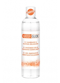 Гель-смазка 2-в-1 MASSAGE   LUBRICANT GUARANA - 300 мл. - Waterglide - купить с доставкой в Чебоксарах