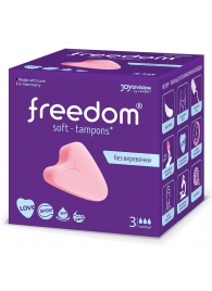 Женские гигиенические тампоны без веревочки FREEDOM normal - 3 шт. - Freedom - купить с доставкой в Чебоксарах