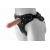 Черный пояс-трусики с двумя насадками Soft-Dolli - 16,5 и 10,5 см. - LOVETOY (А-Полимер) - купить с доставкой в Чебоксарах