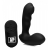 Черный стимулятор простаты Alpha-Pro 7X P-Milker Silicone Prostate Stimulator with Milking Bead - XR Brands - в Чебоксарах купить с доставкой