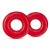 Набор из 2 красных эрекционных колец DONUT RINGS OVERSIZED - Blush Novelties - в Чебоксарах купить с доставкой