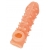 Телесная закрытая насадка с пупырышками Cock Sleeve Size L - 17,6 см. - KOKOS - в Чебоксарах купить с доставкой
