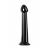 Черный фаллоимитатор Jelly Dildo M - 18 см. - Toyfa Basic