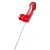 Красный леденец в форме фаллоса со вкусом виски - Sosuчki - купить с доставкой в Чебоксарах