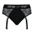 Черные трусики для насадок Diva Lingerie Harness - size S - Strap-on-me - купить с доставкой в Чебоксарах