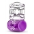 Фиолетовое эрекционное виброкольцо Pleaser Rechargeable C-Ring - Blush Novelties - в Чебоксарах купить с доставкой