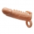 Телесная удлиняющая насадка Penis Sleeve Emmitt - 17 см. - Baile - в Чебоксарах купить с доставкой