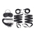 Эротический набор 4PC Bondage Bed Strap   Flogger Kit - Lux Fetish - купить с доставкой в Чебоксарах