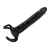 Чёрная насадка-фаллос для двойного проникновения INFLATABLE DILDO SLIM DONG  - 13,5 см. - Toyz4lovers - в Чебоксарах купить с доставкой