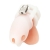 Белая клетка для пениса Silicone Small 2 in Cock Cage With Ball Divider - BlueLine - купить с доставкой в Чебоксарах