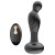 Черный массажер простаты с вибрацей и возвратно-поступательными движениями - Boys of Toys - в Чебоксарах купить с доставкой