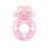 Розовое эрекционное виброкольцо в форме мишки - 1137 - в Чебоксарах купить с доставкой