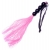 Розовая силиконовая плеть - 35,5 см. - Boys of Toys - купить с доставкой в Чебоксарах
