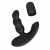 Черный силиконовый стимулятор простаты Levett Nitoc с пультом ДУ - Levett - в Чебоксарах купить с доставкой