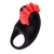 Чёрно-красное эрекционное виброкольцо Erotist - Erotist Adult Toys - в Чебоксарах купить с доставкой