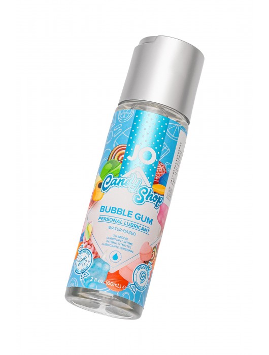 Смазка на водной основе Candy Shop Bubblegum с ароматом жвачки - 60 мл. - System JO - купить с доставкой в Чебоксарах