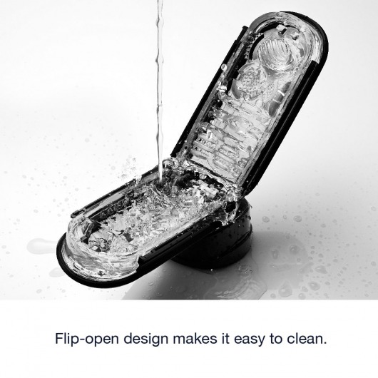 Черный мастурбатор Flip Zero - Tenga - в Чебоксарах купить с доставкой