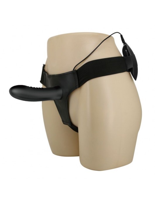 Полый страпон с вибрацией Myron - 18,5 см. - Baile - купить с доставкой в Чебоксарах