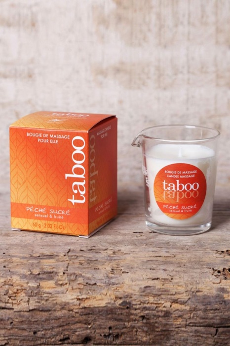Массажное аромамасло с афродизиаками для женщин RUF Taboo Peche sucre - 60 гр. - RUF - купить с доставкой в Чебоксарах