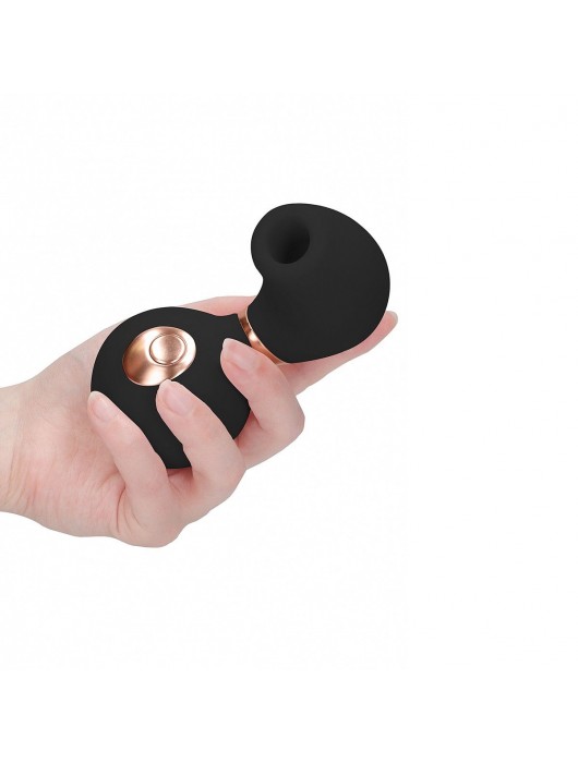 Черный клиторальный вакуум-волновой массажер Irresistible Invincible - Irresistible