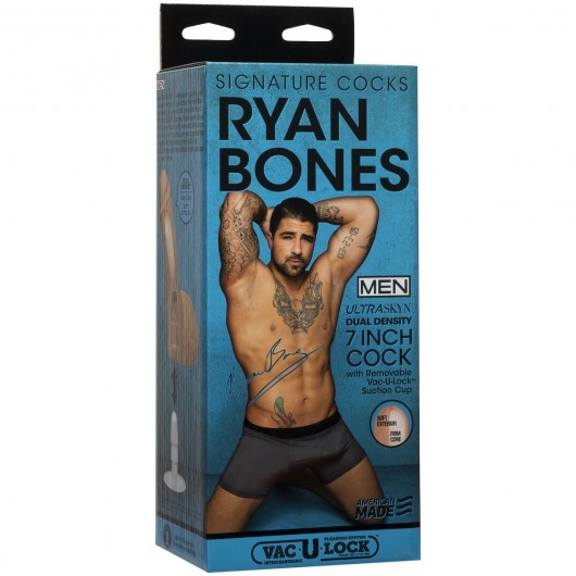 Телесный фаллоимитатор Ryan Bones 7  ULTRASKYN Cock - 18,4 см. - Doc Johnson